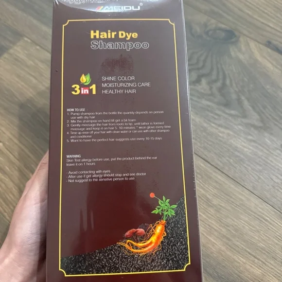 MEIDU instant 3in1 Hair Dye Color Shampoo 500mL (6 colors available to choose) - Picture 14 of 15